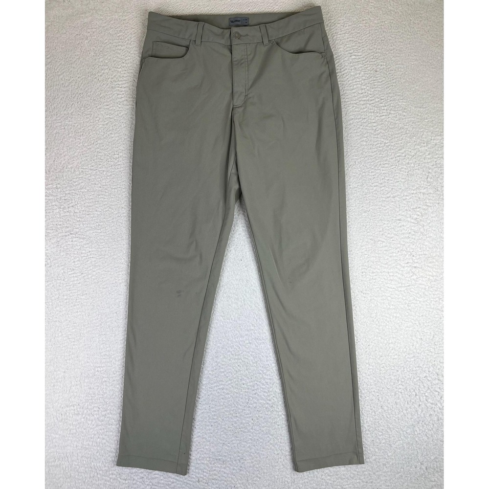 VRST Pants Mens 34x34 Gray Slim Fit Chino 5 Pocket Casual Modern Everyday